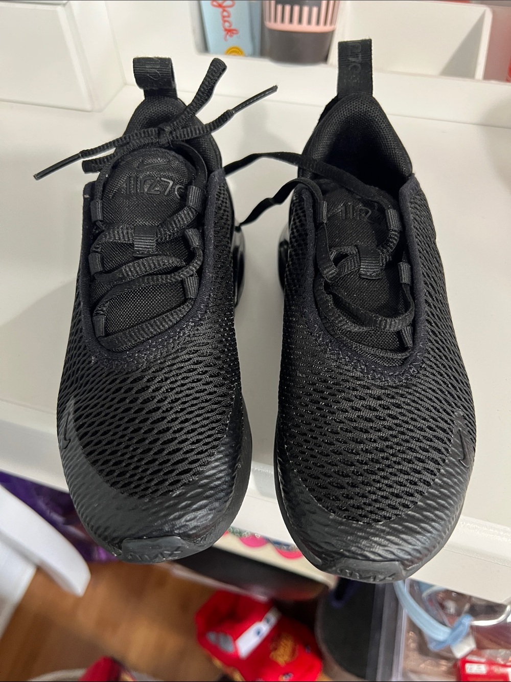 Nike Kids Black Breathable Slip-On Sneakers